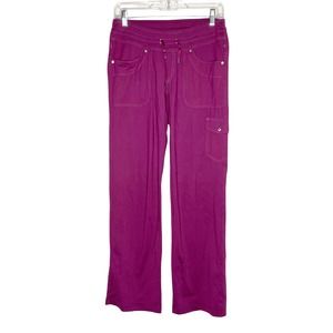 Kuhl Purple Nylon Blend Cargo Pocket Hiking Pants Size 4